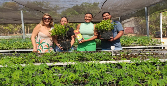CBHSAST CELEBRA O DIA DA ÁRVORE COM ENTREGA DE MUDAS EM JAÚ DO TOCANTINS