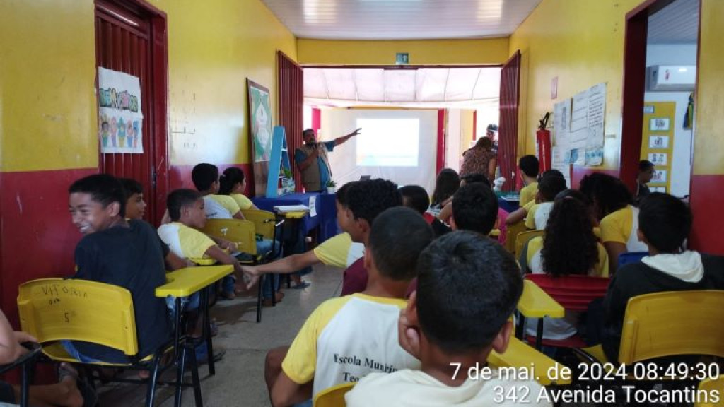 EDUCAÇÃO AMBIENTAL CBHLC NO COLÉGICO MUNICIPAL DE  RIACHINHO